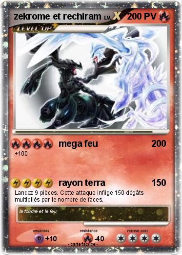 Pokemon zekrome et rechiram