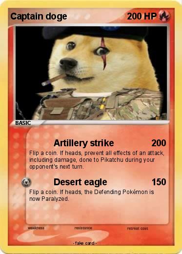 Pokemon Captain doge