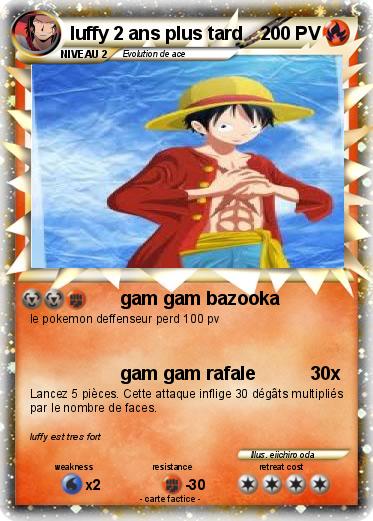Pokemon luffy 2 ans plus tard