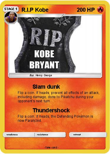Pokemon R.I.P Kobe