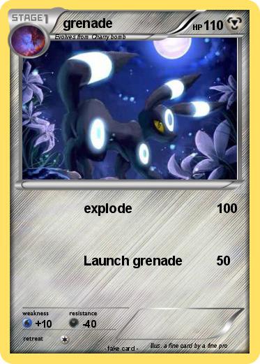 Pokemon grenade