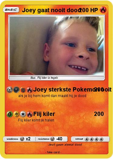 Pokemon Joey gaat nooit dood