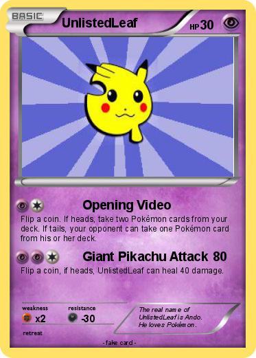 Pokemon UnlistedLeaf