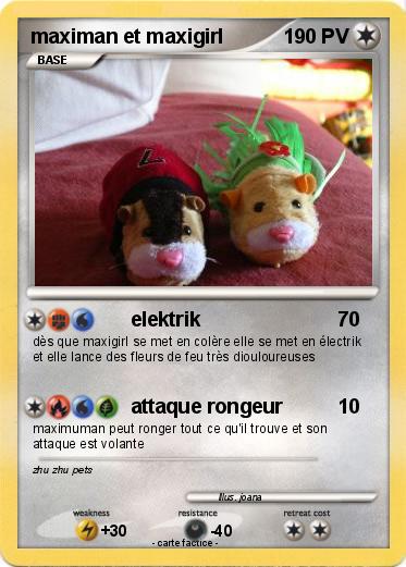 Pokemon maximan et maxigirl