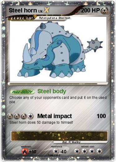 Pokemon Steel horn