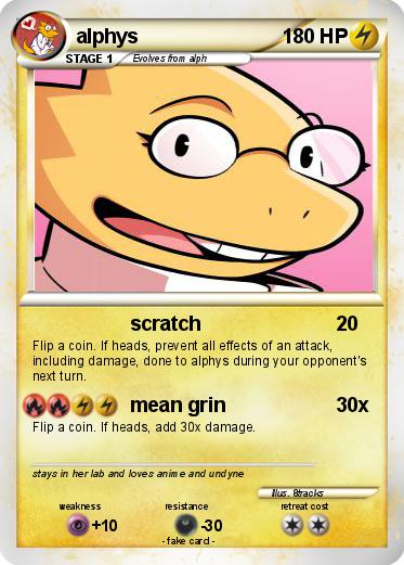 Pokemon alphys