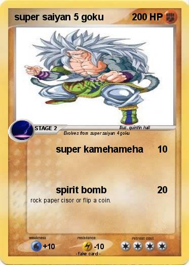 Pokemon super saiyan 5 goku