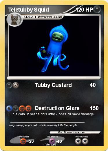 Pokemon Teletubby Squid