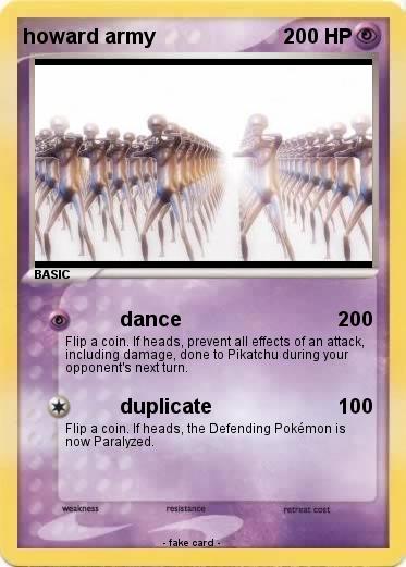 Pokemon howard army
