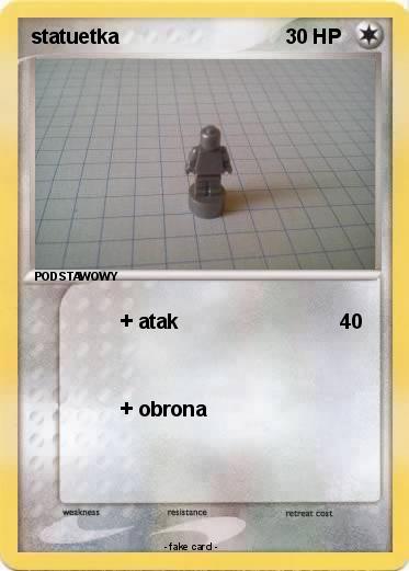 Pokemon statuetka