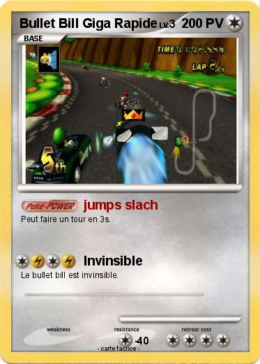 Pokemon Bullet Bill Giga Rapide