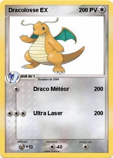 Pokemon Dracolosse EX