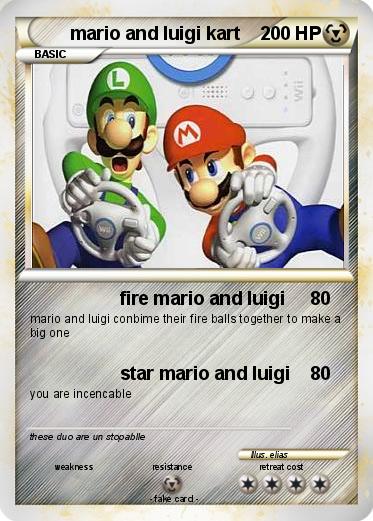 Pokemon mario and luigi kart