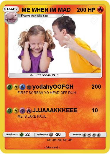 Pokemon ME WHEN IM MAD