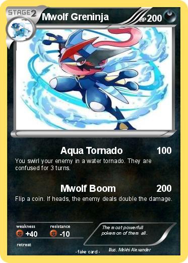 Pokemon Mwolf Greninja