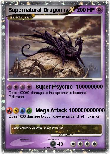Pokemon Supernatural Dragon