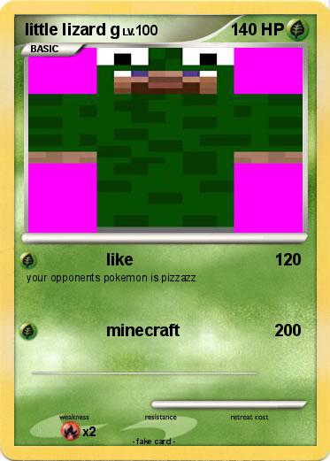 Pokemon little lizard g