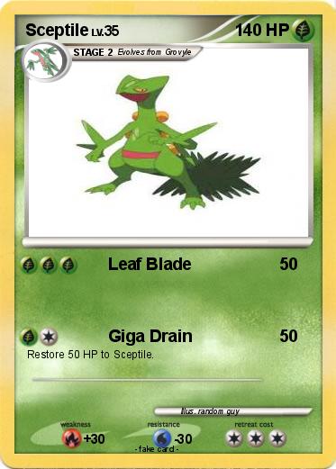 Pokemon Sceptile
