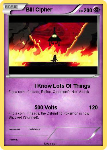 Pokemon Bill Cipher