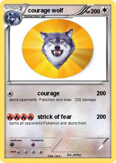 Pokemon courage wolf