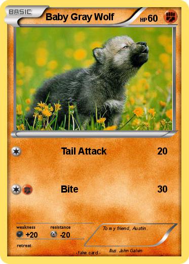 Pokemon Baby Gray Wolf