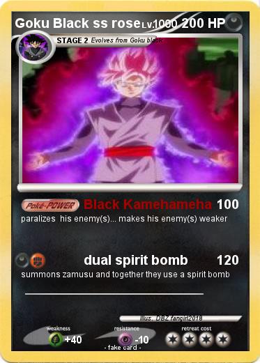 Pokemon Goku Black ss rose