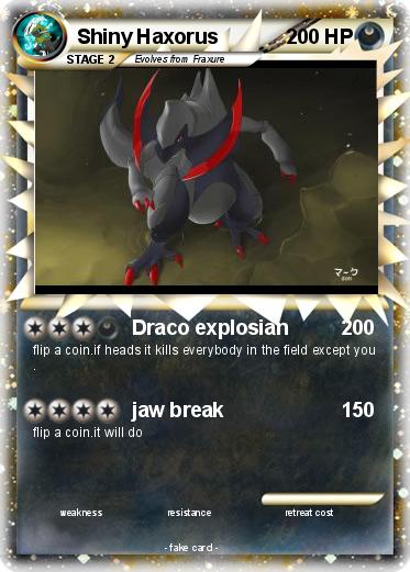 Pokemon Shiny Haxorus