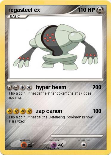 Pokemon regasteel ex