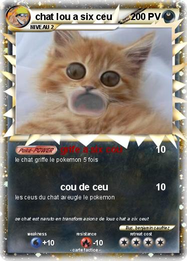 Pokemon chat lou a six ceu
