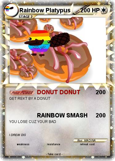 Pokemon Rainbow Platypus