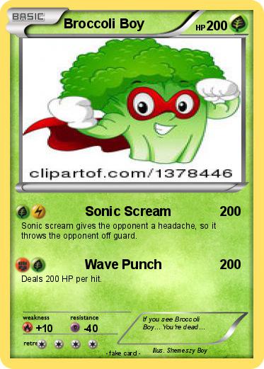 Pokemon Broccoli Boy