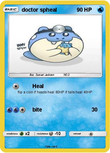 Pokemon doctor spheal