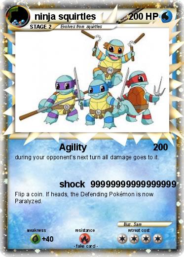 Pokemon ninja squirtles