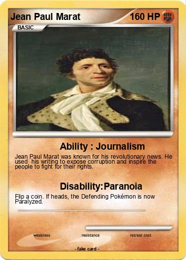 Pokemon Jean Paul Marat