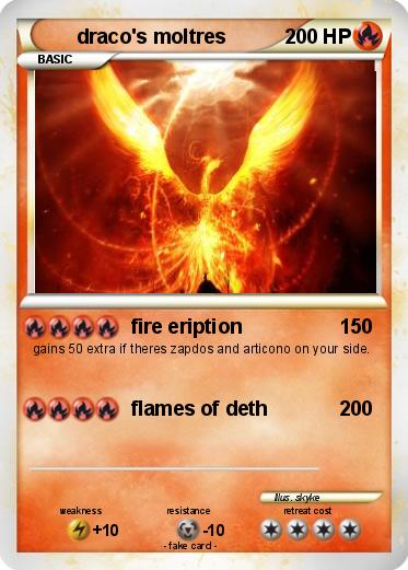 Pokemon draco's moltres