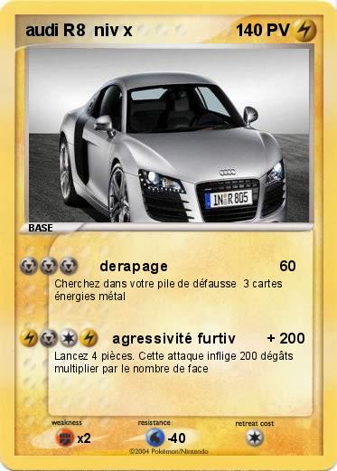 Pokemon audi R8  niv x