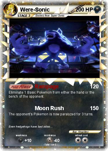 Pokemon Were-Sonic