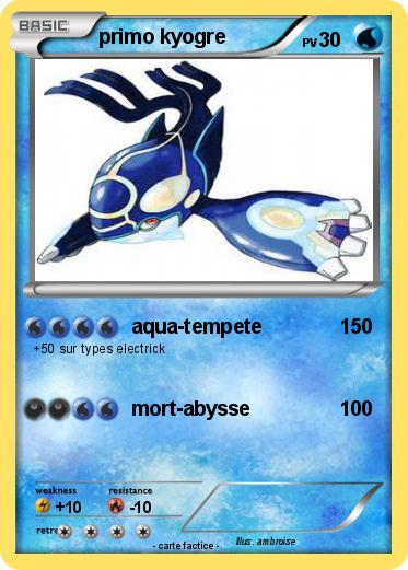 Pokemon primo kyogre