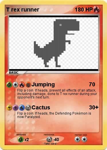 Pokemon T rex runner