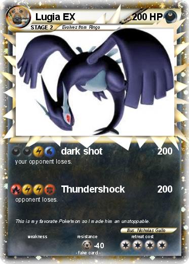 Pokemon Lugia EX