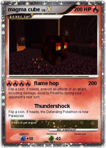 Pokemon magma cube