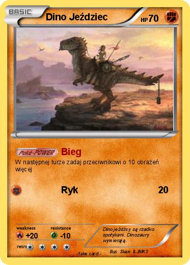 Pokemon Dino Jeździec