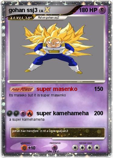 Pokemon gohan ssj3