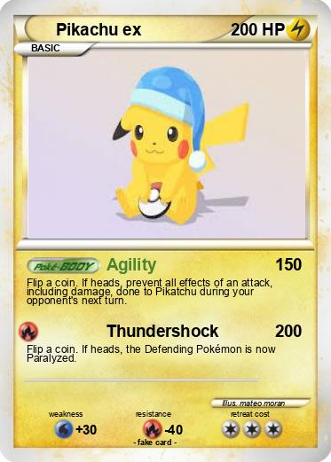 Pokemon Pikachu ex