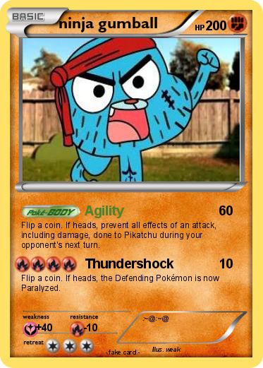 Pokemon ninja gumball