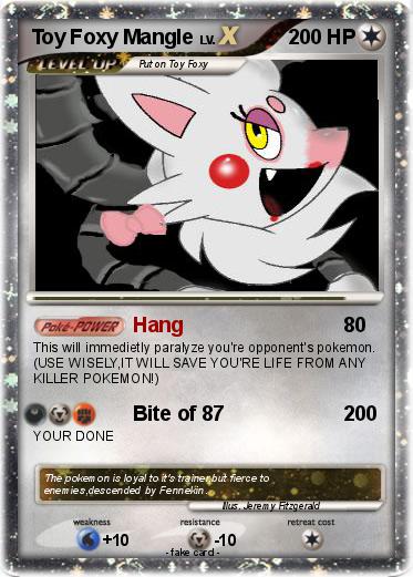 Pokemon Toy Foxy Mangle