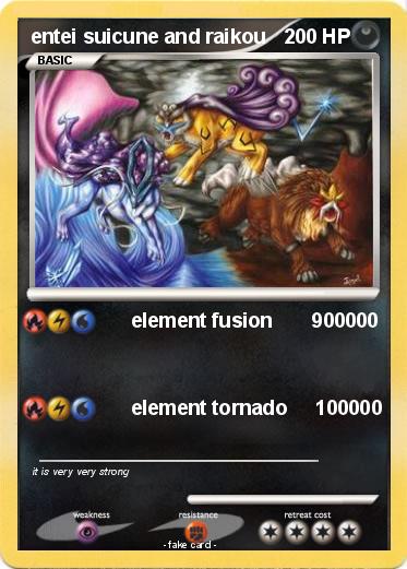 Pokemon entei suicune and raikou