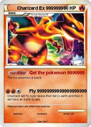 Pokemon Charizard Ex 99999999