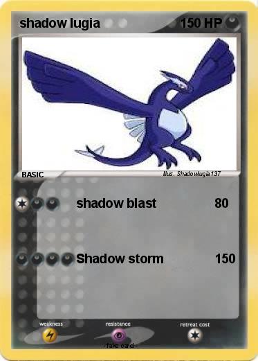 Pokemon shadow lugia