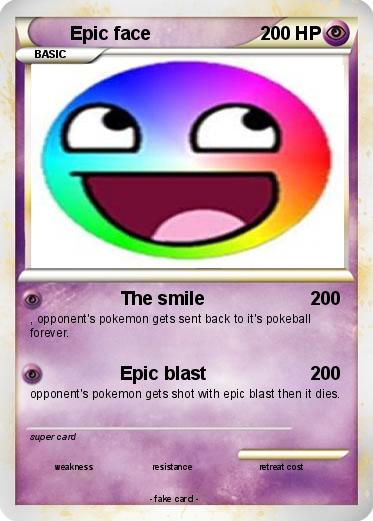 Pokemon Epic face